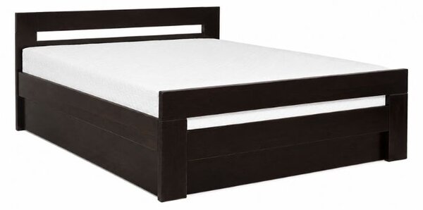 Postel z masivu K6 BOX - buk 160 × 200 cm Buk natural