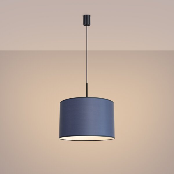 Sollux Lighting Závěsná lampa NEVIA tmavě modrá