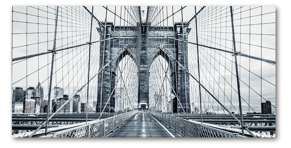 Foto obraz sklo tvrzené Brooklynský most osh-94990249
