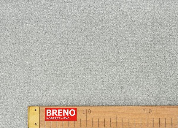 Breno Metrážový koberec GEMINI 90 šedý, šíře 400 cm, Šedá