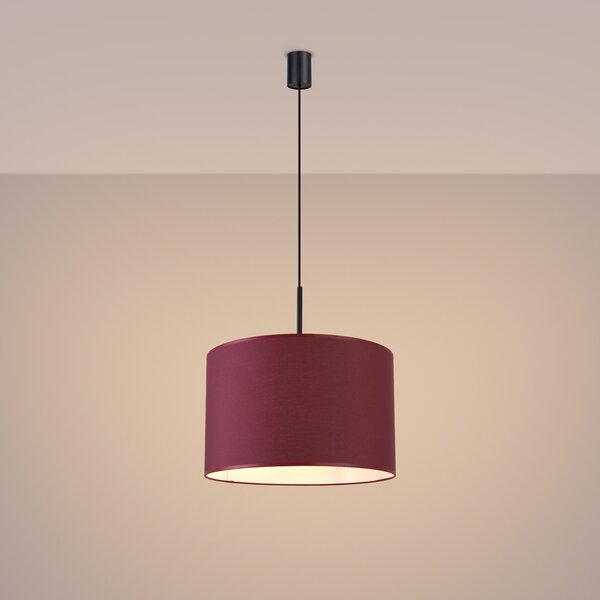 Sollux Lighting Závěsná lampa NEVIA vínová