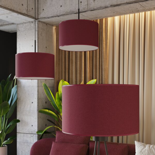 Sollux Lighting Stojací lampa NEVIA vínová