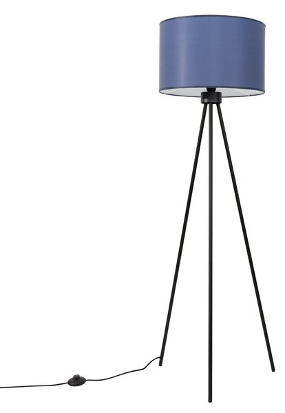 Sollux Lighting Stojací lampa NEVIA tmavě modrá