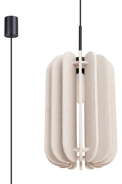 Sollux Lighting Závěsná lampa MULA 27 béžová