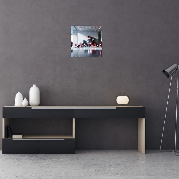 Obraz - 3D prostor s koulemi II. (30x30 cm)