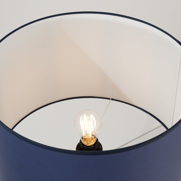 Sollux Lighting Stojací lampa NATT tmavě modrá
