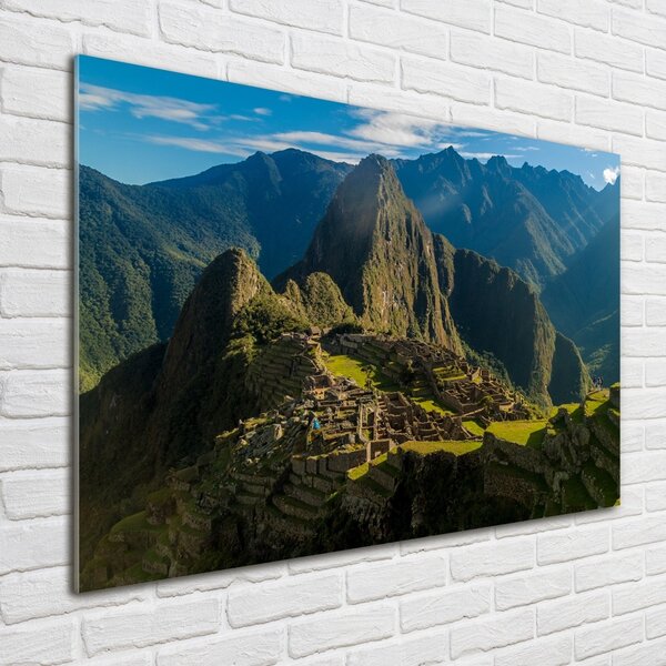 Fotoobraz na skle Zřícenina Machu Pichu osh-95145151