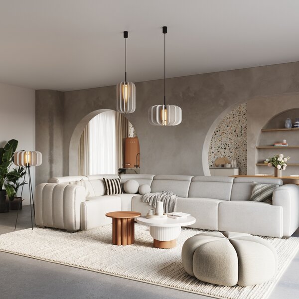 Sollux Lighting Stojací lampa MULA 45 béžová