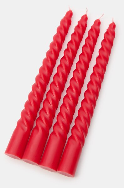 Sinsay - Zkrucené svíčky 4 pack - červená