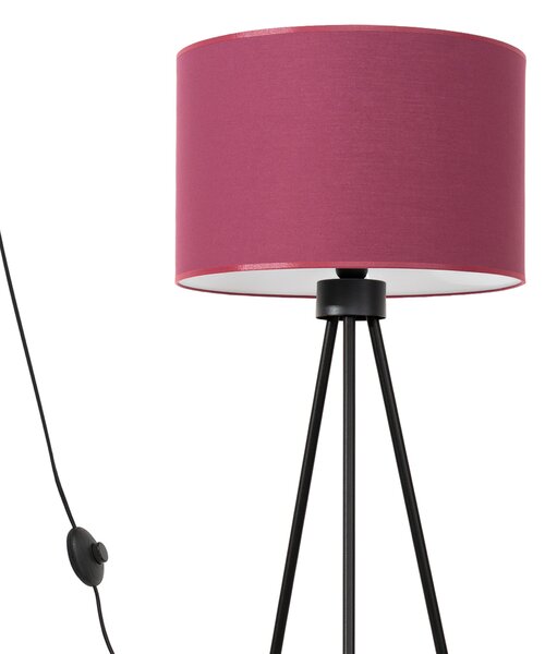 Sollux Lighting Stojací lampa NEVIA vínová