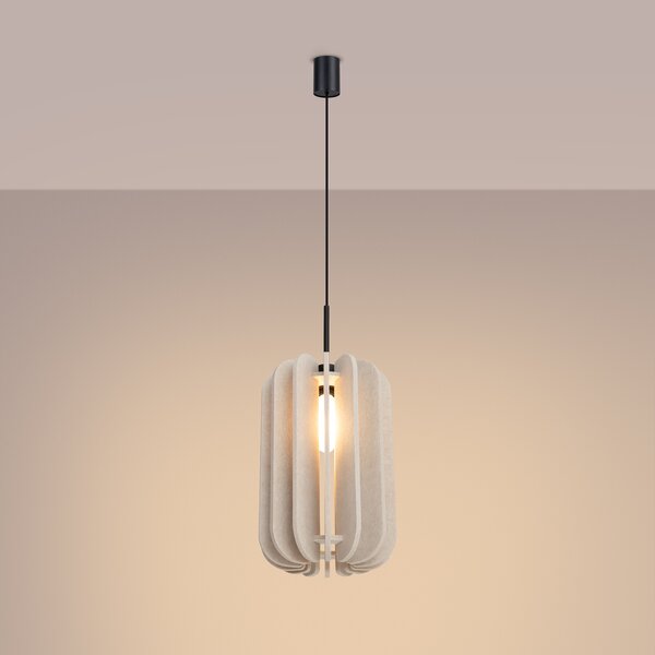 Sollux Lighting Závěsná lampa MULA 27 béžová
