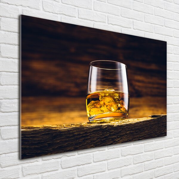 Foto-obraz fotografie na skle Bourbon ve sklenici osh-95142140