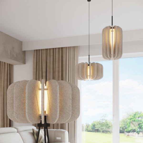 Sollux Lighting Stojací lampa MULA 45 béžová