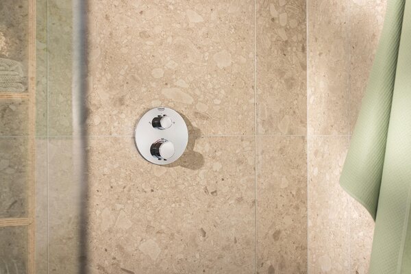 Grohe Vitalio Start sprchová sada pod omítku s termostatem s dešťovou sprchou chrom 34883000