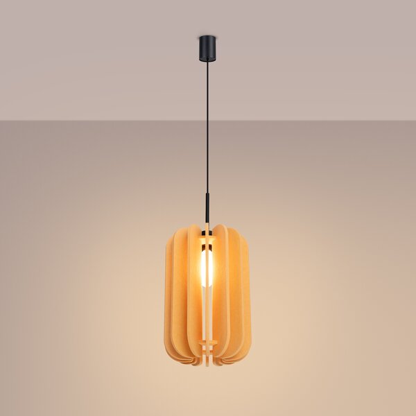 Sollux Lighting Závěsná lampa MULA 27 žlutá