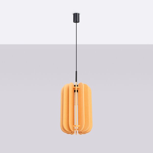 Sollux Lighting Závěsná lampa MULA 27 žlutá