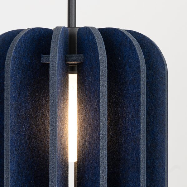 Sollux Lighting Závěsná lampa MULA 27 tmavě modrá