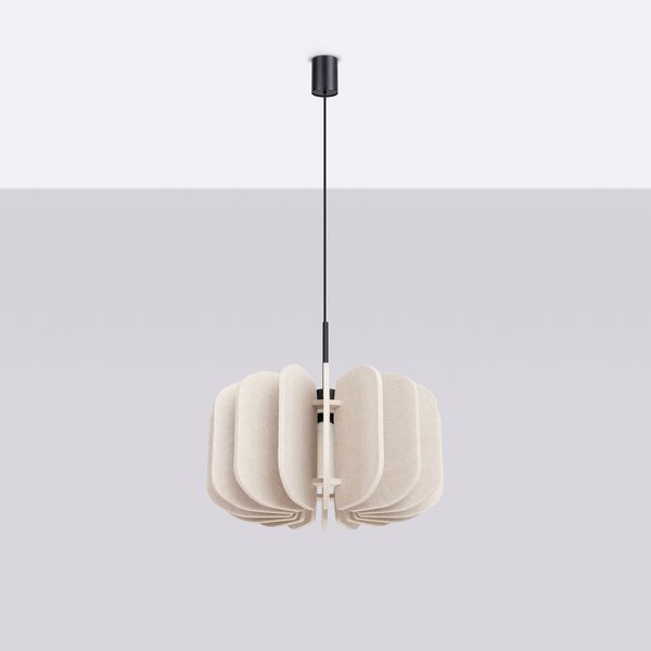 Sollux Lighting Závěsná lampa MULA 45 béžová