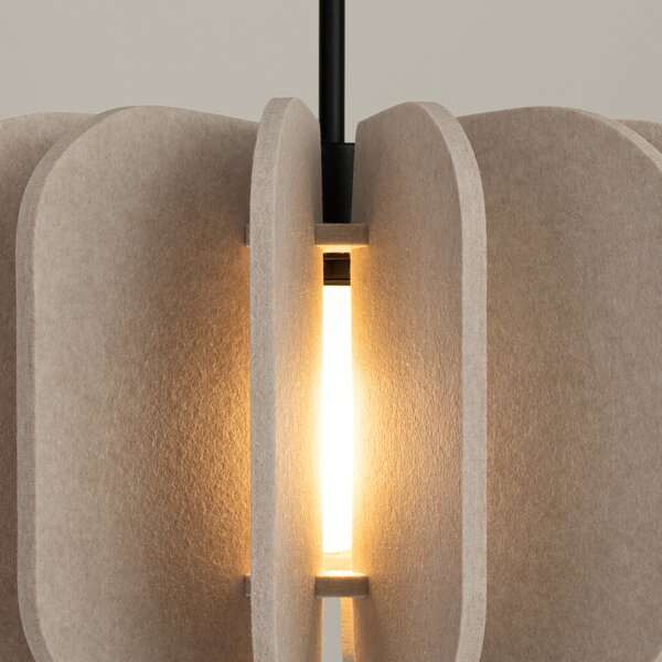 Sollux Lighting Závěsná lampa MULA 45 béžová