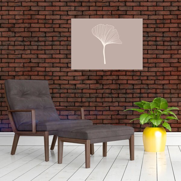 Obraz - Béžové listy N⁰5 (70x50 cm)