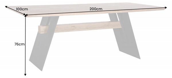 Designový jídelní stůl Galeno II 240 cm divoký dub