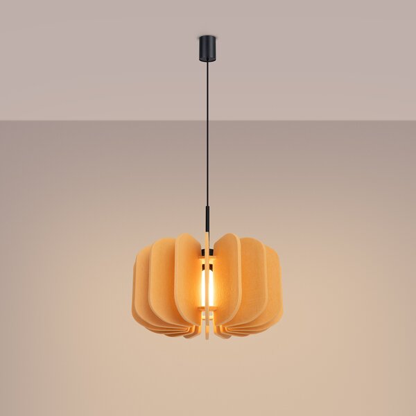 Sollux Lighting Závěsná lampa MULA 45 žlutá