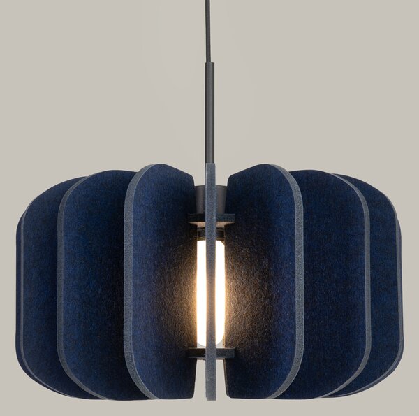 Sollux Lighting Závěsná lampa MULA 45 tmavě modrá