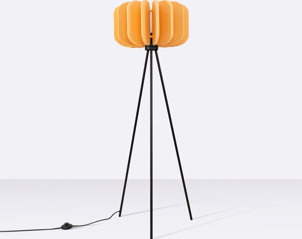 Sollux Lighting Stojací lampa MULA 45 žlutá