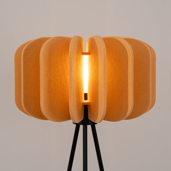 Sollux Lighting Stojací lampa MULA 45 žlutá