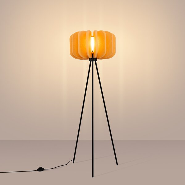 Sollux Lighting Stojací lampa MULA 45 žlutá