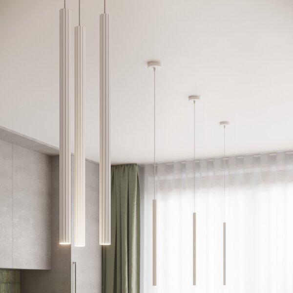 Sollux Lighting Závěsná lampa ARCHE 2P bílá