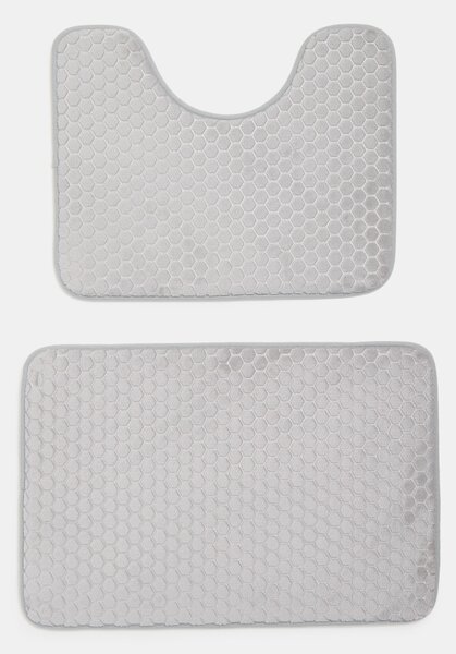 Sinsay - Koupelnové rohožky 2 pack - šedá