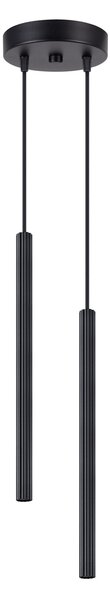 Sollux Lighting Závěsná lampa ARCHE 2P černá