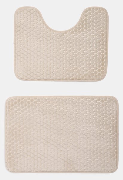 Sinsay - Koupelnové rohožky 2 pack - béžová