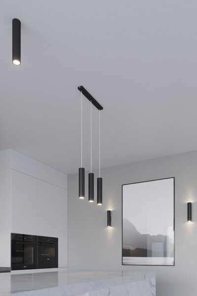 Sollux Lighting Závěsná lampa LAGOS 2P černá