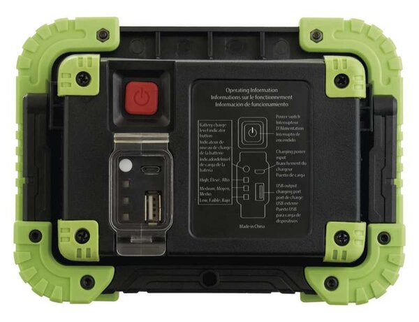 Emos P4534 - Pracovní přenosný dobíjecí LED reflektor 5W, 600lm, 3000mAh (Přenosný LED reflektor, AKU nabíjení přes USB)