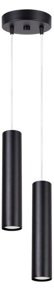 Sollux Lighting Závěsná lampa LAGOS 2P černá
