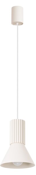 Sollux Lighting Závěsná lampa ESTRIA 1 béžová