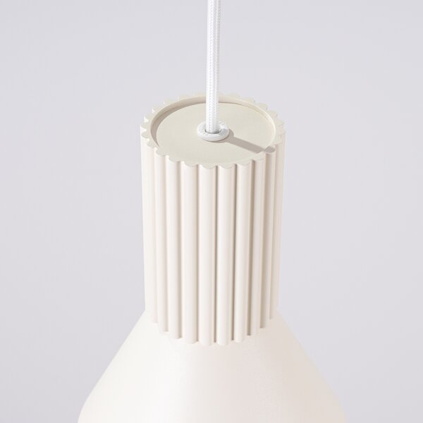 Sollux Lighting Závěsná lampa ESTRIA 1 béžová