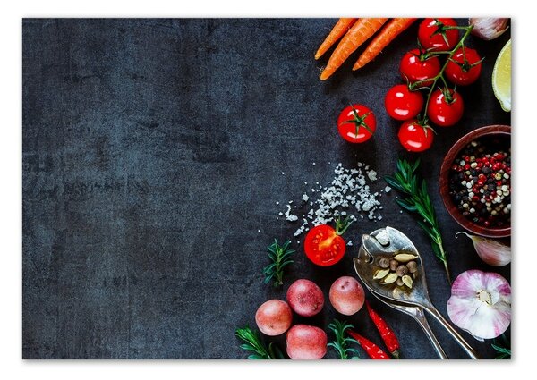 Foto obraz sklo tvrzené Ingredience osh-95665511