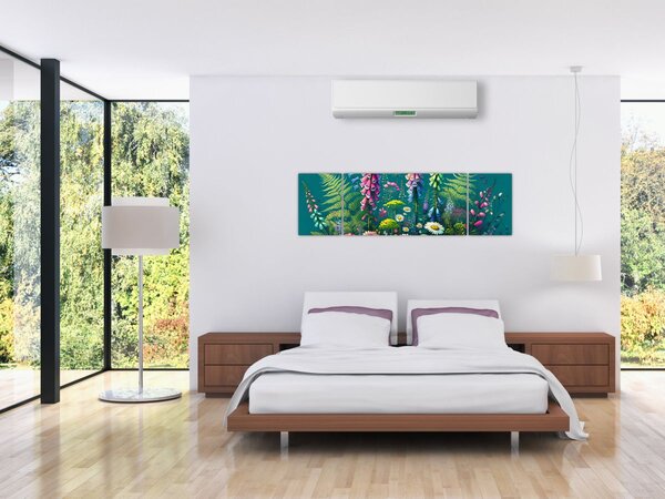 Obraz - Luční kvítí (170x50 cm)