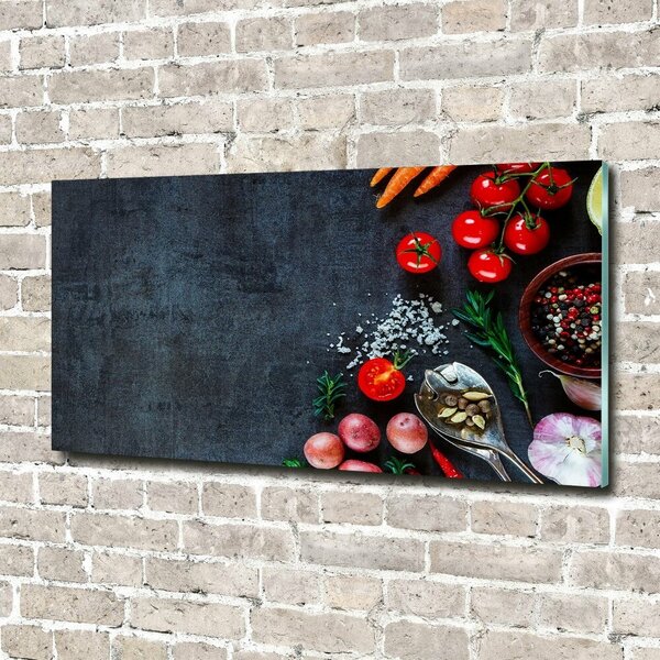 Foto obraz sklo tvrzené Ingredience osh-95665511