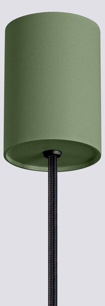 Sollux Lighting Závěsná lampa ESTRIA 1 béžová/olivově zelená