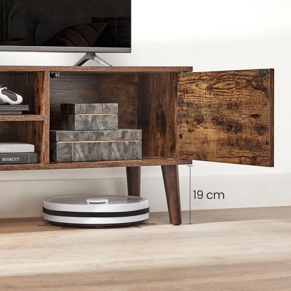 SONGMICS TV stolek VASAGLE DALLIE 120 cm hnědý