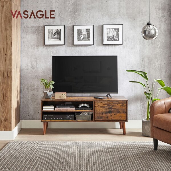 SONGMICS TV stolek VASAGLE DALLIE 120 cm hnědý