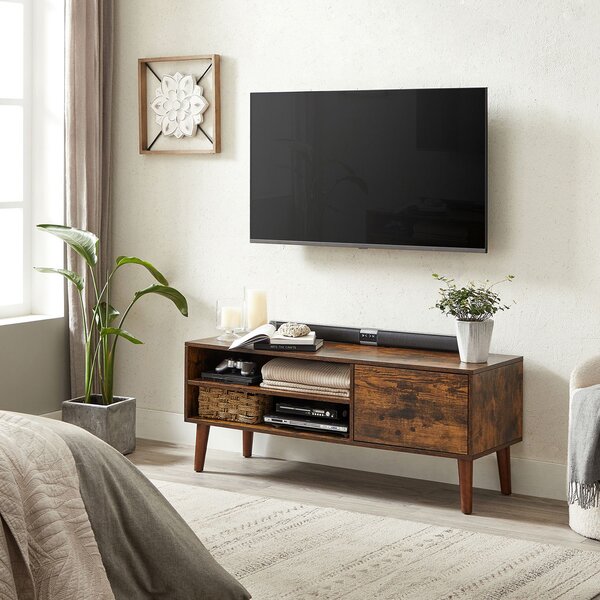 SONGMICS TV stolek VASAGLE DALLIE 120 cm hnědý