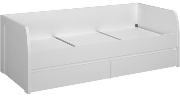 Kondela Postel 2S, 90x200 bílá, ERODIN