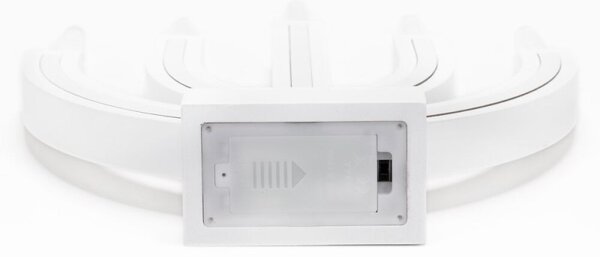 LED vánoční svícen - 5 svíček 30cm 2xAA teplá bílá