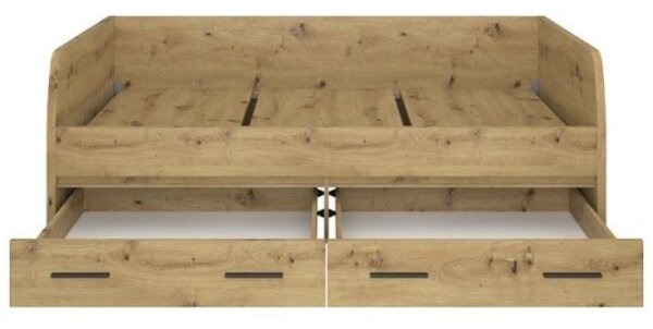 Kondela Postel 2S AIRON 90x200, dub artisan