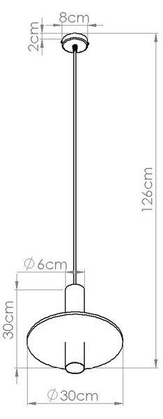Sollux Lighting Závěsné svítidlo PELTA 1 černé/tmavě modré